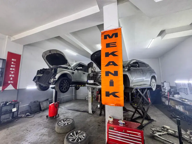 Oto servis çalışması